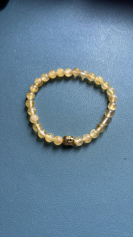 Bracelet Lithothérapie Citrine